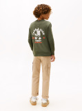 Verde Take A Hike Print Tricou Cu Maneca Lunga  Baieti