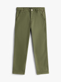 Verde Pantaloni Cargo Essential Herringbone  Baieti