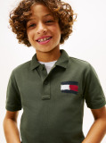 Verde Tommy Flag Polo Cu Maneca Scurta  Baieti