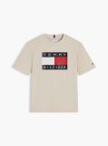 Bej Tricou Din Jersey Cu Imprimeu Heritage Flag  Baieti
