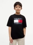 Negru Tricou Din Jersey Cu Imprimeu Heritage Flag  Baieti