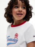 Alb Tricou Cu Logo-ul Crest  Baieti