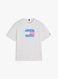 Alb T-Shirt Cu Steag  Baieti