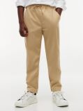 Brown Tapered Twill Trousers  Boys
