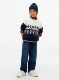 Multi Varsity Logo Fair Isle Jumper  Boys