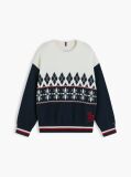 Multi Varsity Logo Fair Isle Jumper  Boys