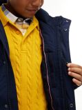 Blue Geaca Parka Cu Blana Artificiala Si Croiala Lejera  Baieti