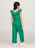 Verde Salopeta Cu Emblema TH Si Broderie Anglaise  Fete