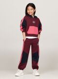Multi Colorblock Drawstring Waist Joggers  Girls