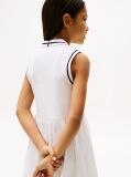 White Broderie Anglaise Polo Dress  Girls