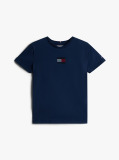 Blue Tricou Din Jersey Cu Emblema Diamanté Flag  Fete