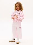 Roz Pantaloni Joggers Culotte Cu Steag Si Croiala Lejera  Fete