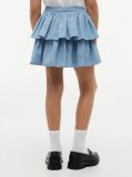 Denim Fusta Cu Volane Chambray  Fete
