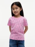 Roz T-Shirt Cu Logo  Fete
