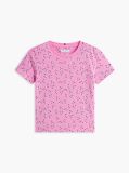 Roz T-Shirt Cu Logo  Fete