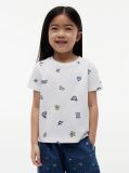 White Logo T-Shirt  Girls