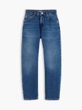 Blue Stud Barrel Leg Jeans  Girls