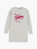 Gri Rochie Gen Pulover Cu Croiala Lejera Si Logo  Fete