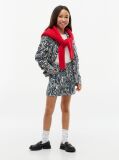 Multi Denim Printed Skirt  Girls