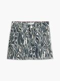 Multi Denim Printed Skirt  Girls