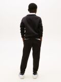 Black Essential Organic Cotton Logo Joggers  Kids Unisex