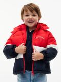 Multi Jacket Geaca Puffer Ripstop Cu Gluga Si Blocuri De Culori  Copii unisex