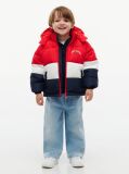 Multi Jacket Geaca Puffer Ripstop Cu Gluga Si Blocuri De Culori  Copii unisex