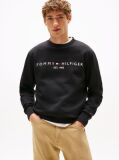 Black Tommy Logo Sweatshirt  Men