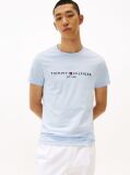 Blue Tricou Slim Fit Cu Logo  Barbati