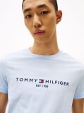 Blue Tricou Slim Fit Cu Logo  Barbati