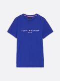Blue Tricou Slim Fit Cu Logo  Barbati