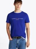 Blue Tricou Slim Fit Cu Logo  Barbati