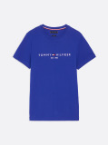 Blue Tricou Slim Fit Cu Logo  Barbati