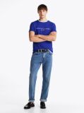 Blue Tricou Slim Fit Cu Logo  Barbati