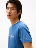 Blue Tricou Slim Fit Cu Logo  Barbati