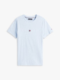 Blue Tricou Slim Fit Cu Logo  Barbati
