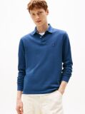 Blue Tricou Polo Cu Maneca Lunga 1985 Collection Regular Fit  Barbati