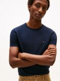 Blue Tricou Slim Fit TH Flex  Barbati