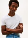 Alb Tricou Slim Fit TH Flex  Barbati