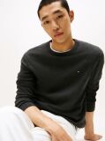 Gri Jumper Din Bumbac Si Casmir Crew Neck  Barbati