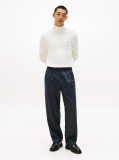 Bej Jumper Din Bumbac Si Casmir Roll Neck  Barbati