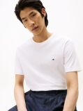Alb Tricou Din Tricotaj Interlock  Barbati