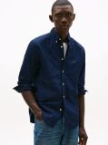 Blue TH Flex Regular Fit Polka Dot Shirt  Men