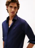 Blue Camasa Flex Slim Fit Din Poplin   Barbati