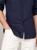 Blue Camasa Flex Slim Fit Din Poplin   Barbati