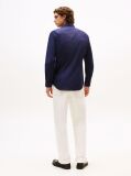 Blue Camasa Flex Slim Fit Din Poplin   Barbati