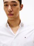 Alb Camasa Flex Slim Fit Din Poplin   Barbati