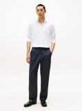 Alb Camasa Flex Slim Fit Din Poplin   Barbati