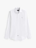 Alb Camasa Flex Slim Fit Din Poplin   Barbati