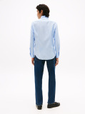 Blue Smart Casual Slim Fit Oxford Shirt  Men